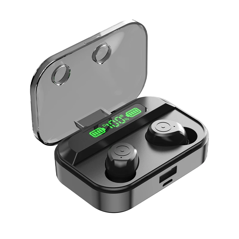 TWS TG01 Bluetooth-Compatible5.1 Wireless Earphones In-Ear Headset With Mic Stereo Sport Earphones Earbuds LED Display
TWS TG01 Bluetooth-Compatible5.1 Wireless Earphones In-Ear Headset With Mic Stereo Sport Earphones Earbuds LED Display