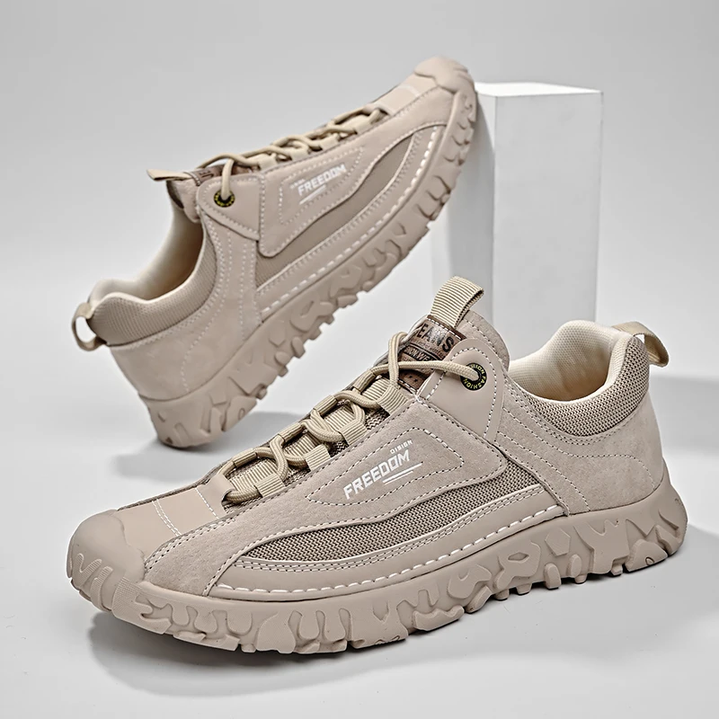 HKAZ-S Men's Four Seasons Sports and Casual Shoes Trend Genuine Leather Large Size Breathable and Comfortable Outdoor Climbing
HKAZ-S Men's Four Seasons Sports and Casual Shoes Trend Genuine Leather Large Size Breathable and Comfortable Outdoor Climbing