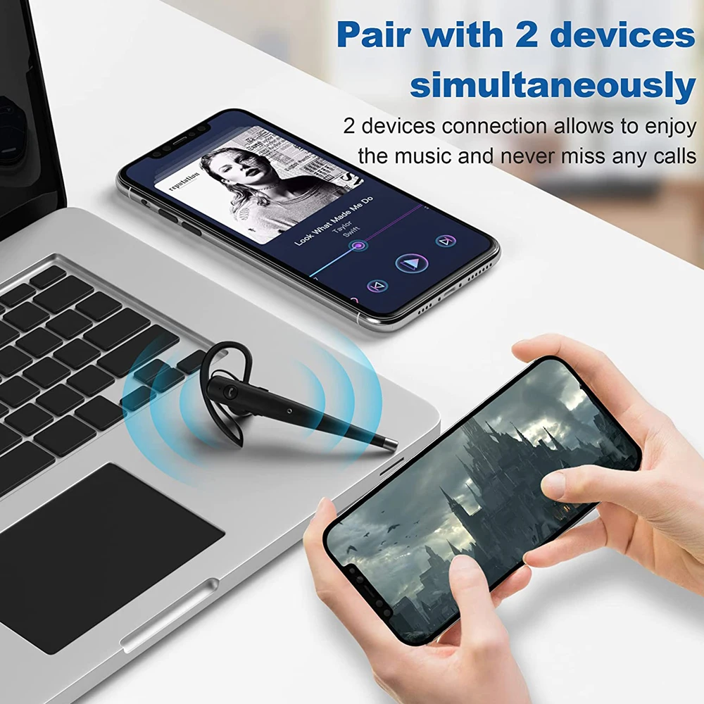 Drop Shipping Bluetooth Headset CVC8.0 MPTBAR Dual Mic Noise Cancelling Wireless Bluetooth Earpiece V5.1 HandsFree Earphone
Drop Shipping Bluetooth Headset CVC8.0 MPTBAR Dual Mic Noise Cancelling Wireless Bluetooth Earpiece V5.1 HandsFree Earphone