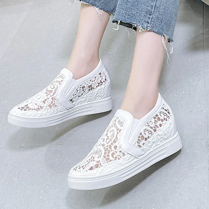 Women Shoes 2022 Fashion Summer Casual White Shoes Cutouts Lace Canvas Hollow Breathable Platform Flat Shoes Woman Sneakers
Women Shoes 2022 Fashion Summer Casual White Shoes Cutouts Lace Canvas Hollow Breathable Platform Flat Shoes Woman Sneakers