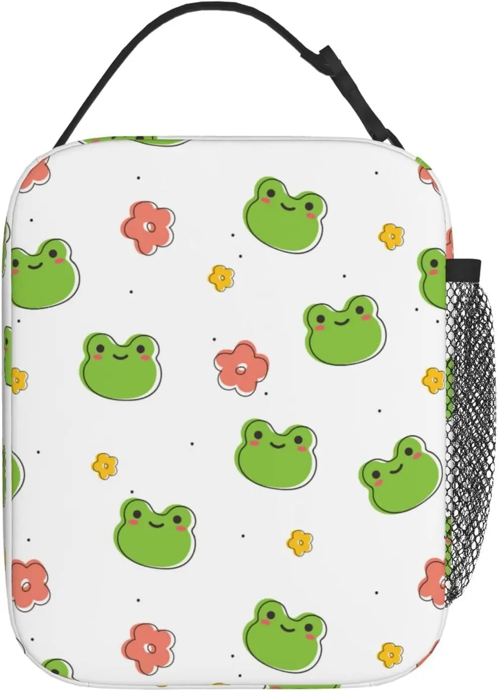 Cute Cartoon Frog and Flowers Lunch Bag Insulated Reusable Soft Lunch Bag Portable Thermal Meal Cooler Totes for Men Women Kids
Cute Cartoon Frog and Flowers Lunch Bag Insulated Reusable Soft Lunch Bag Portable Thermal Meal Cooler Totes for Men Women Kids