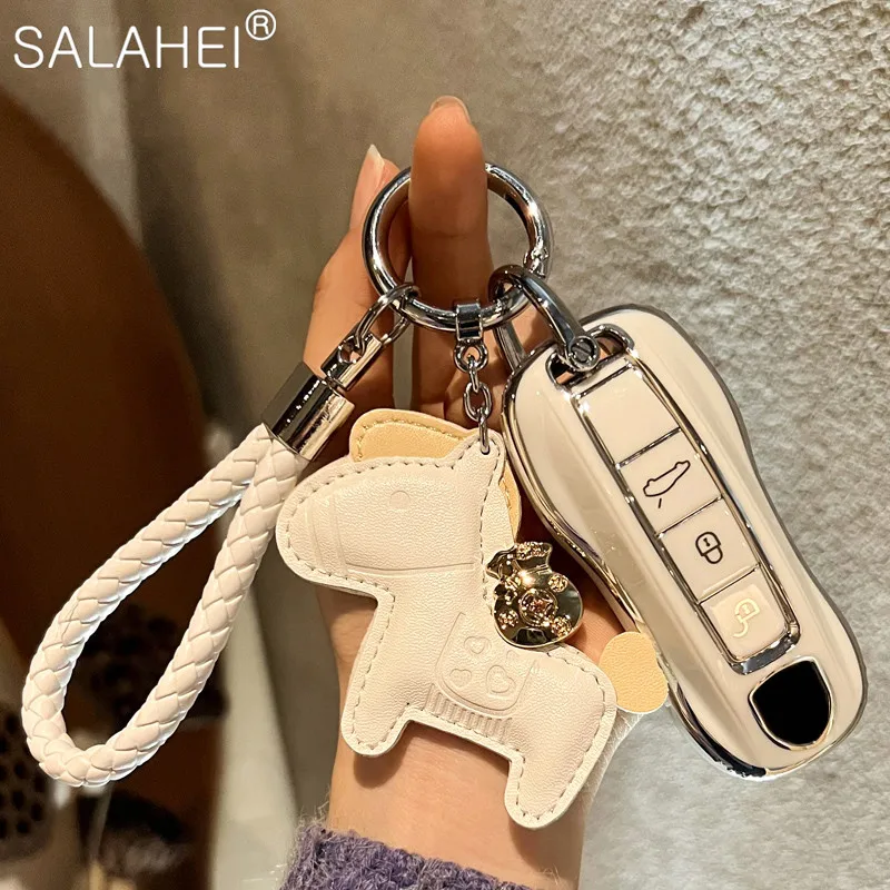 1pc Tpu Car Key Case Cover Cute Pony Keychain Keyring For Porsche Macan 911 Panamera Cayenne 2018 Auto Decorate Accessories
1pc Tpu Car Key Case Cover Cute Pony Keychain Keyring For Porsche Macan 911 Panamera Cayenne 2018 Auto Decorate Accessories