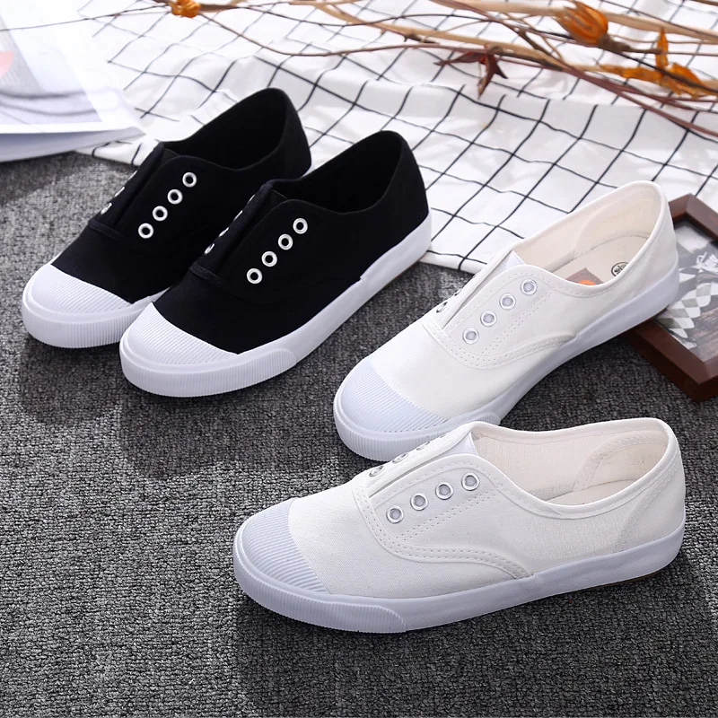Woman Shoes Summer New Fashion Women's Canvas Shoes Casual Flats Solid Color Classic Breathable Female Simple Shoes Sneakers
Woman Shoes Summer New Fashion Women's Canvas Shoes Casual Flats Solid Color Classic Breathable Female Simple Shoes Sneakers