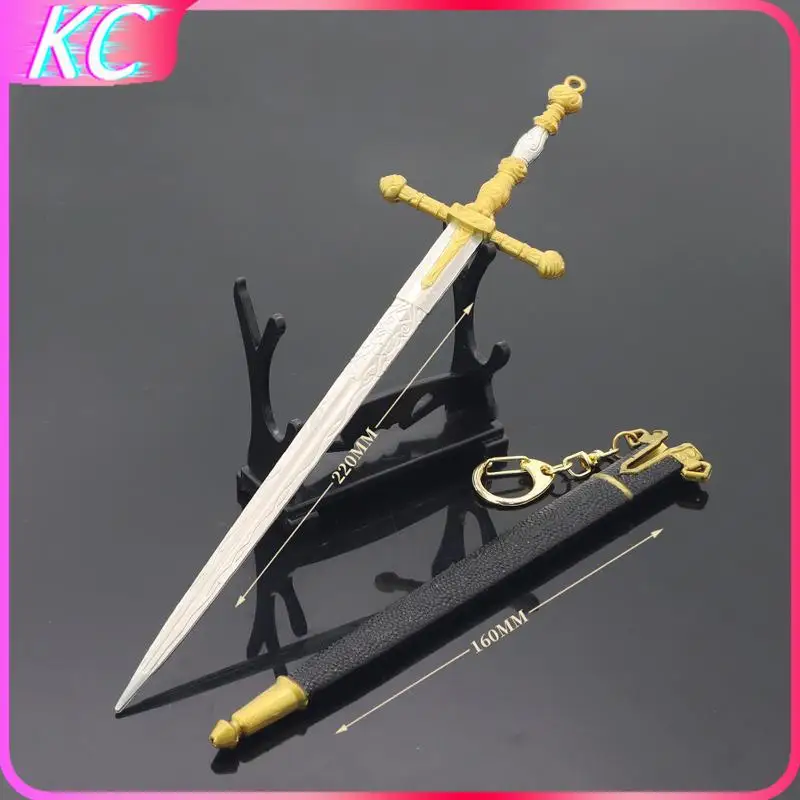 22cm Elden Ring Sword Keychain Alloy King Simulation Weapon Model Collectable Figure Cosplay Accessories Adult Children Gift
22cm Elden Ring Sword Keychain Alloy King Simulation Weapon Model Collectable Figure Cosplay Accessories Adult Children Gift