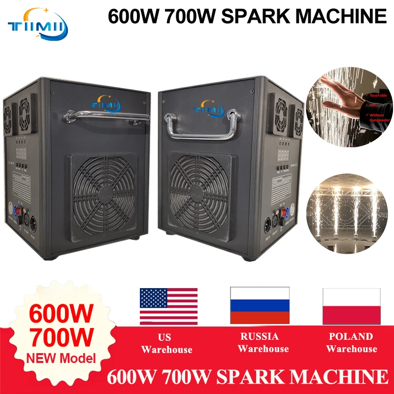 No Tax 1-10Pcs 700W 600W Cold Spark Machine DMX Remote Cold Firework Fountain Stage Ti Powder For Wedding Party caes 
No Tax 1-10Pcs 700W 600W Cold Spark Machine DMX Remote Cold Firework Fountain Stage Ti Powder For Wedding Party caes