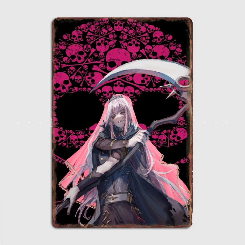Calliope Mori Skull Reaper Metal Print Mural Garage Decoration Club Party Vintage Tin Sign Poster Coffee/Bar decoration
Calliope Mori Skull Reaper Metal Print Mural Garage Decoration Club Party Vintage Tin Sign Poster Coffee/Bar decoration