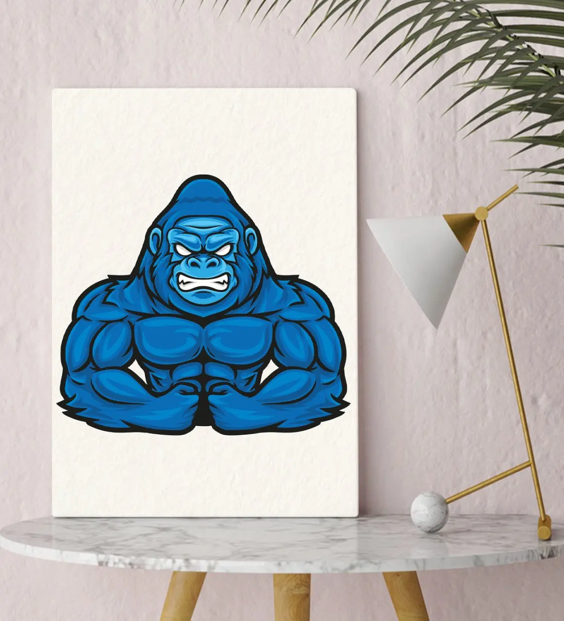 BK Gift Gorilla Design Canvas Table 30x50cm-1 
BK Gift Gorilla Design Canvas Table 30x50cm-1