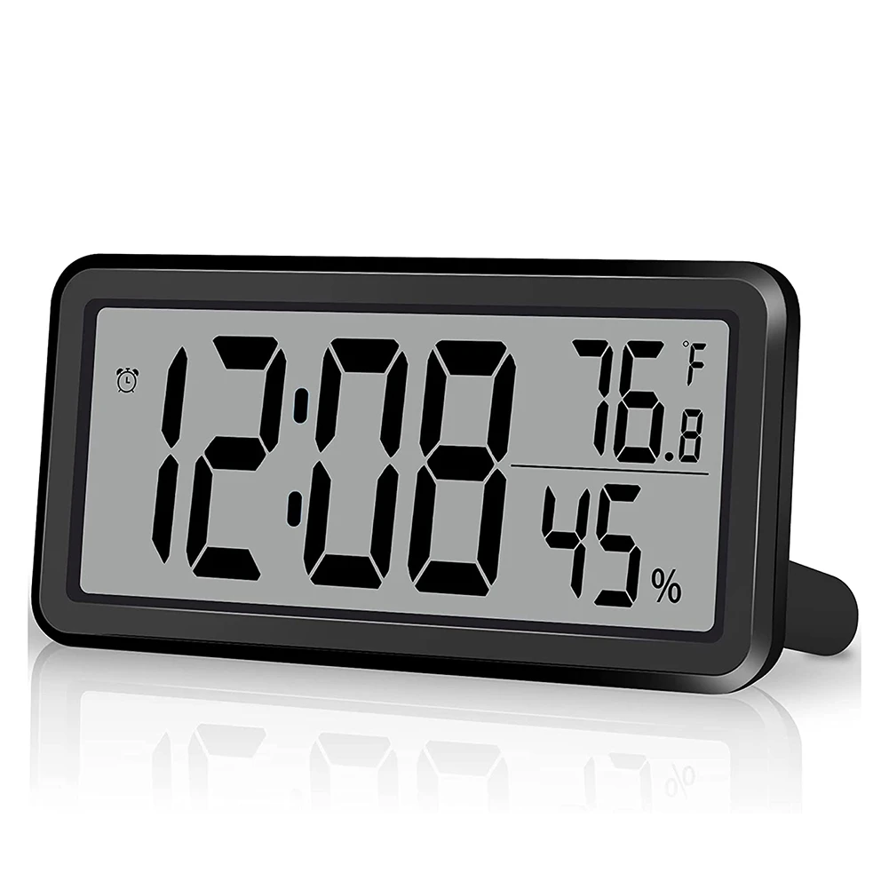 Digital Alarm Clock,Desk Clock,Battery Operated LCD Electronic Clock Decorations for Bedroom Kitchen Office - Black
Digital Alarm Clock,Desk Clock,Battery Operated LCD Electronic Clock Decorations for Bedroom Kitchen Office - Black