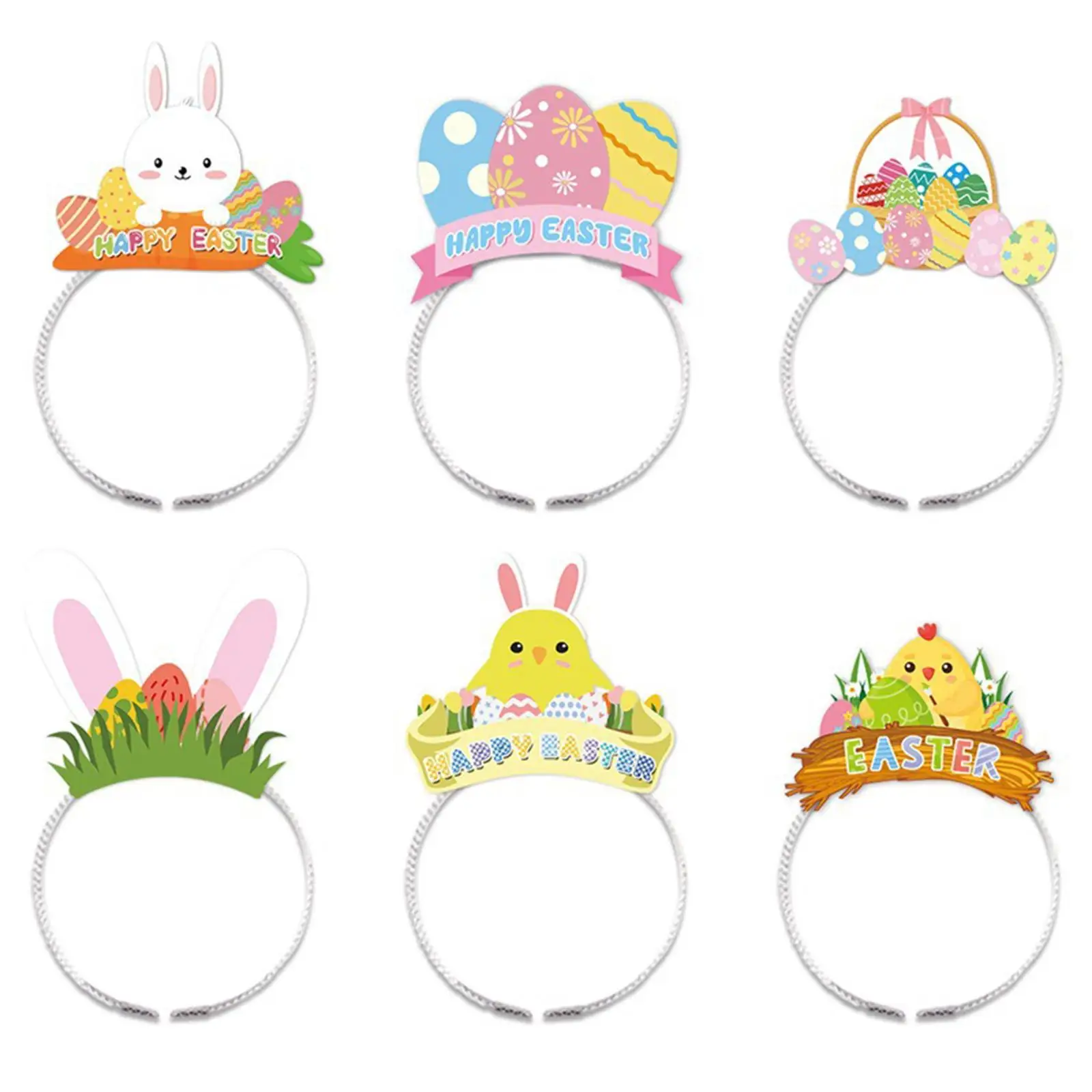 6 Pieces Easter Theme Headband Dress up Children's Party Decor for Birthday Party Favors Role Play
6 Pieces Easter Theme Headband Dress up Children's Party Decor for Birthday Party Favors Role Play