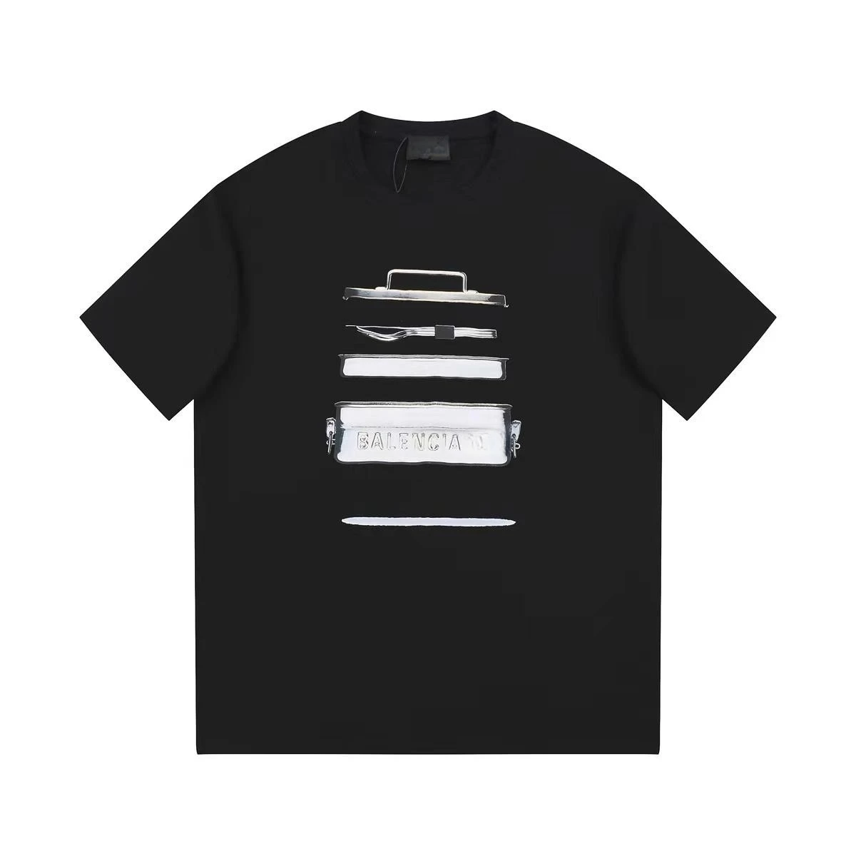 New summer cutlery iron box loose rubber letters logo short-sleeved hip-hop unisex cotton sports T-shirt
New summer cutlery iron box loose rubber letters logo short-sleeved hip-hop unisex cotton sports T-shirt