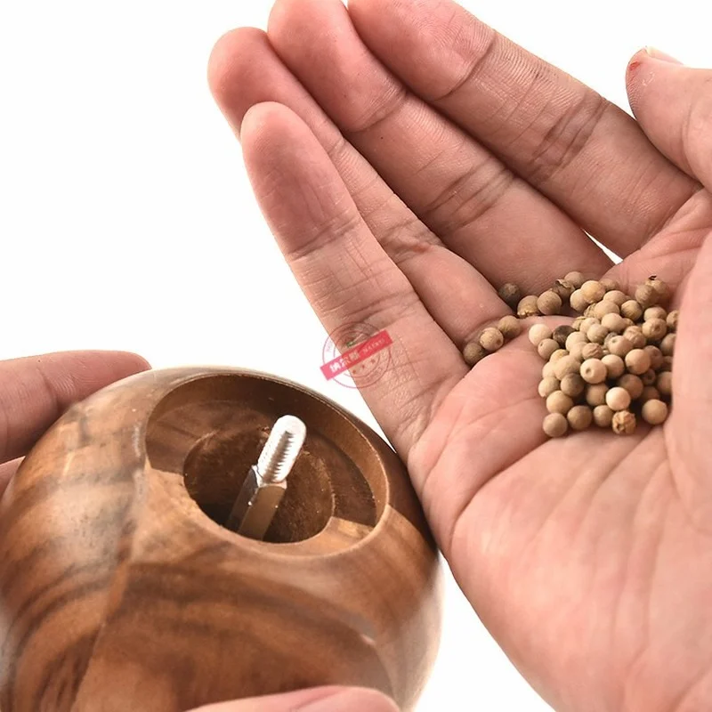 Coffee Pepper Grinder round Wooden Hand Phase Manual Pepper Mill Pepper Mill Salt Mill Ceramic Core Pepper
Coffee Pepper Grinder round Wooden Hand Phase Manual Pepper Mill Pepper Mill Salt Mill Ceramic Core Pepper