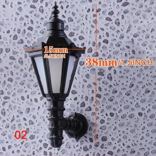 Миниатюрный светодиодный настенный фонарь для кукольного домика
Миниатюрный светодиодный настенный фонарь для кукольного домика