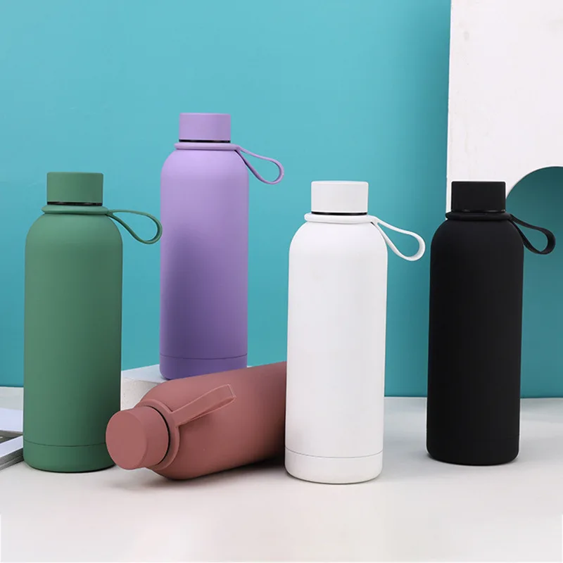 350/500/750ML THERMOS CUP Double Stainless Steel Outdoor Handle Portable Mountaineering Student Small Mouth Sports WATER BOTTLE
350/500/750ML THERMOS CUP Double Stainless Steel Outdoor Handle Portable Mountaineering Student Small Mouth Sports WATER BOTTLE