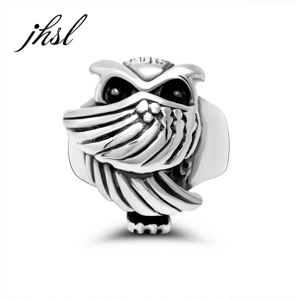 JHSL Punk Men Interesting Funny Owl Rings Silver Color Stainless Steel Fashion Jewelry Gift US Size 7 8 9 10 11 12 
JHSL Punk Men Interesting Funny Owl Rings Silver Color Stainless Steel Fashion Jewelry Gift US Size 7 8 9 10 11 12