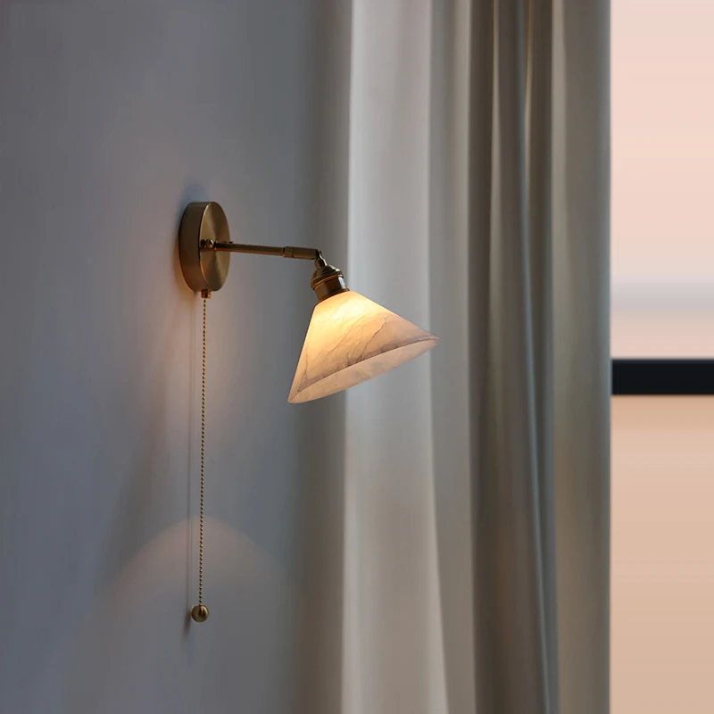 Chinese Marble Retro LED Wall Lamp Copper Living Room Dining Room Bedroom Bedside Modern Wall Lights Lighting Indoor Decoration
Chinese Marble Retro LED Wall Lamp Copper Living Room Dining Room Bedroom Bedside Modern Wall Lights Lighting Indoor Decoration