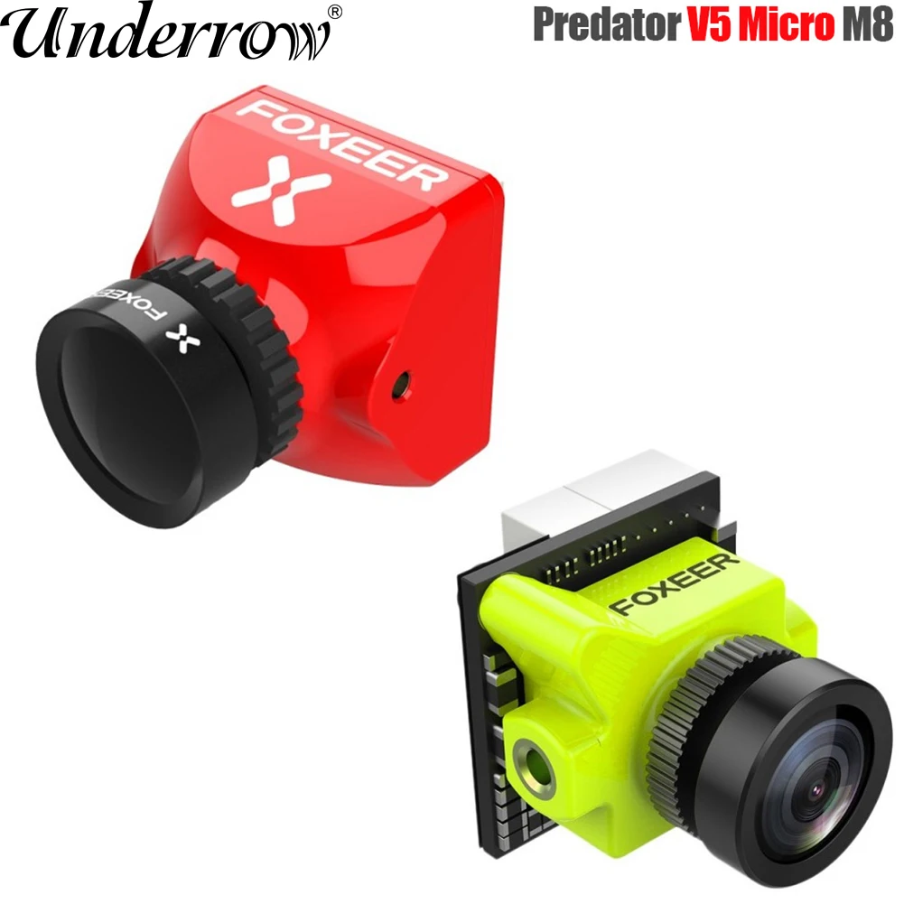Foxeer Predator Micro V5 Camera 16:9/4:3 PAL/NTSC switchable 1.7mm lens 4ms Latency Super WDR FPV Camera M8 for FPV RC Drone
Foxeer Predator Micro V5 Camera 16:9/4:3 PAL/NTSC switchable 1.7mm lens 4ms Latency Super WDR FPV Camera M8 for FPV RC Drone
