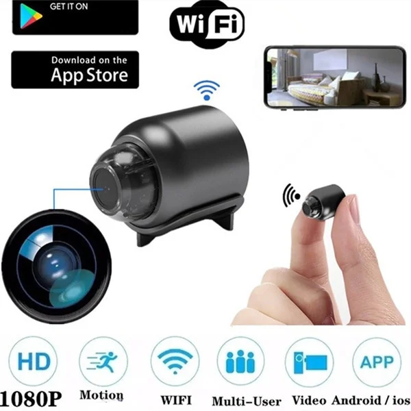 Mini Camera Wireless WiFi 1080P Baby Monitor Indoor Security Camera Surveillance Cameras Night Vision Detect IP Cam Wide Angle
Mini Camera Wireless WiFi 1080P Baby Monitor Indoor Security Camera Surveillance Cameras Night Vision Detect IP Cam Wide Angle