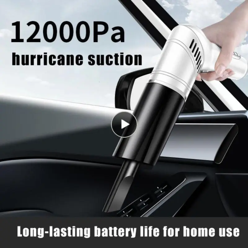 

Portable Strong Suction Cleaners 12000pa Auto Vacuum Cleaner 180 Degree Rotatable Desktop Dust Cleaning Tool Hand-held Wireless