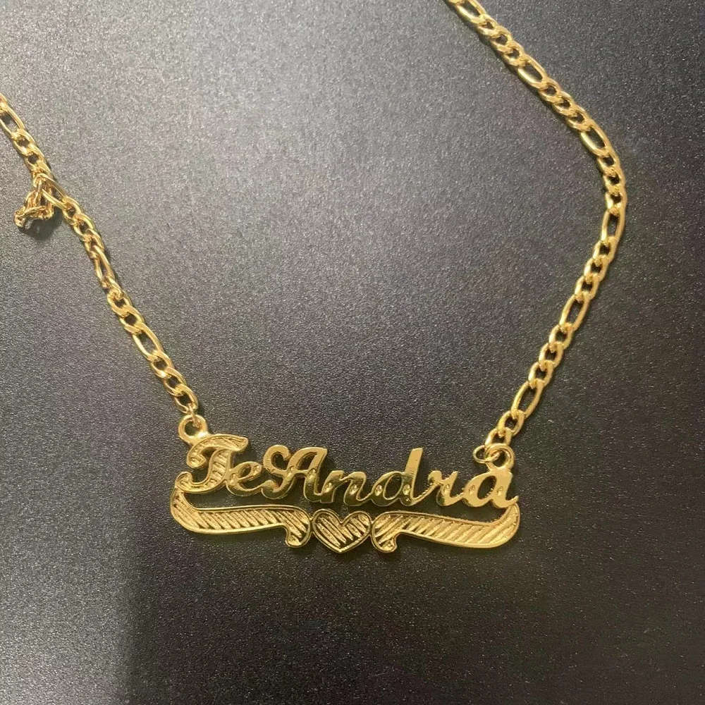 Personalized Name Necklaces Custom Name Necklace Customized Nameplate Pendant Chains Custom Name Necklace Women Jewelry Gifts
Personalized Name Necklaces Custom Name Necklace Customized Nameplate Pendant Chains Custom Name Necklace Women Jewelry Gifts