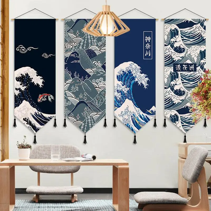 Japanese Ukiyo Great Wave Scroll Painting Art Home Decor Canvas Painting for Living Room Wall Picture Japan Poster Decoration
Japanese Ukiyo Great Wave Scroll Painting Art Home Decor Canvas Painting for Living Room Wall Picture Japan Poster Decoration