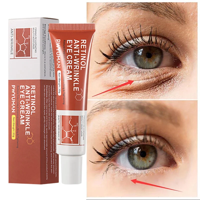 Retinol Anti-wrinkle Eye Cream Fade Fine Lines Remove Dark Circles Eyes Bags Anti Aging Firming Whitening Moisturizing Skin Care
Retinol Anti-wrinkle Eye Cream Fade Fine Lines Remove Dark Circles Eyes Bags Anti Aging Firming Whitening Moisturizing Skin Care