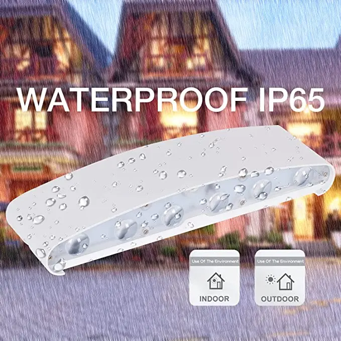 Lampada da Parete Interno Esterno 12W LED Applique da Parete Moderno in Alluminio, Up Down Faretto da Parete Impermeabile IP65,
Lampada da Parete Interno Esterno 12W LED Applique da Parete Moderno in Alluminio, Up Down Faretto da Parete Impermeabile IP65,