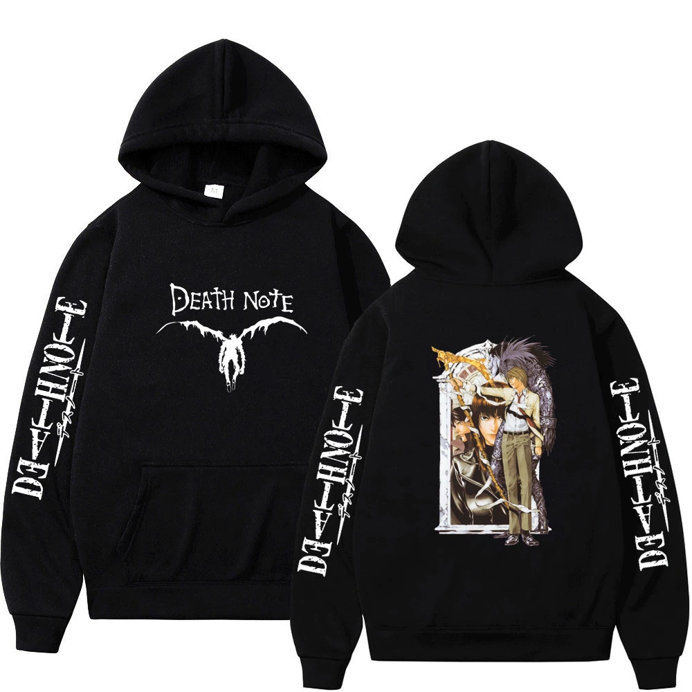 Men Hoodie Death Note Japanese Anime Hoodies Streetwear Winter Long Sleeves Fleece Hooded Sweatshirt Casual Fashion Pullover
Men Hoodie Death Note Japanese Anime Hoodies Streetwear Winter Long Sleeves Fleece Hooded Sweatshirt Casual Fashion Pullover