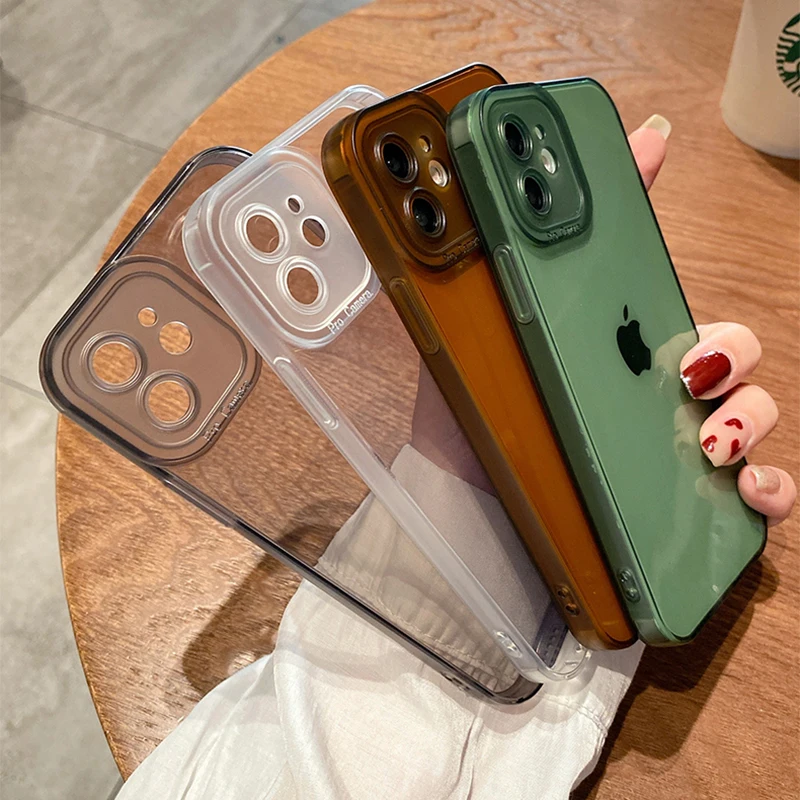 Camera Protection Soft Clear Phone Cases for IPhone 13 Pro Max 12 11 XS Max XR X 7 8 Plus 13Pro 14 Shockproof Transparent Cover
Camera Protection Soft Clear Phone Cases for IPhone 13 Pro Max 12 11 XS Max XR X 7 8 Plus 13Pro 14 Shockproof Transparent Cover