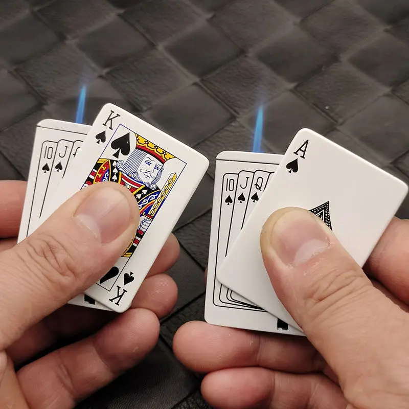 Metal Multifunctional Poker Lighter Windproof Gas Smoking Accessory Lighters Smoking
Metal Multifunctional Poker Lighter Windproof Gas Smoking Accessory Lighters Smoking