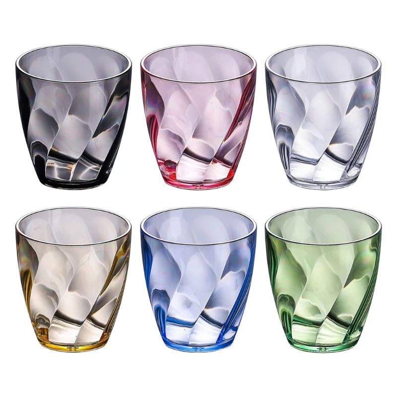 

310ml Shatterproof Plastic Wine Glass Unbreakable Water Tumblers Plastic Drinking Glasses Reusable Drinking Cups for Bar