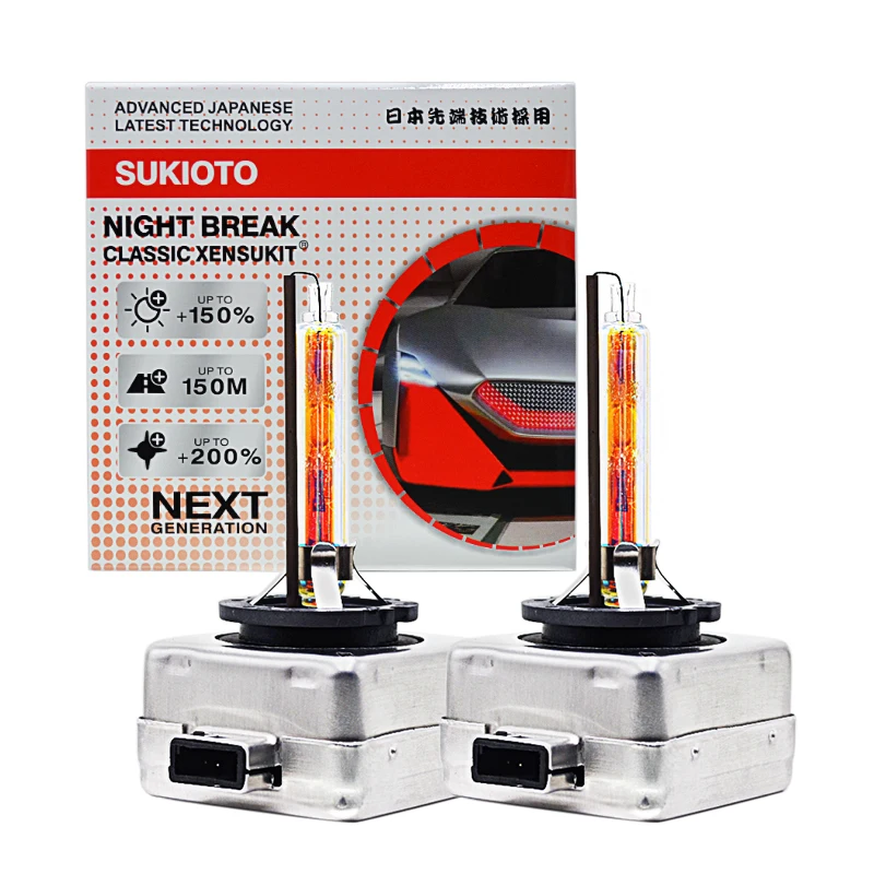 2PCS SUKIOTO CLASSIC XENSUKIT D1S Car Headlight Lamps 55W D1S 3000K HID Xenon Bulbs 85415 66140 Super Bright Yellow Auto Lights
2PCS SUKIOTO CLASSIC XENSUKIT D1S Car Headlight Lamps 55W D1S 3000K HID Xenon Bulbs 85415 66140 Super Bright Yellow Auto Lights