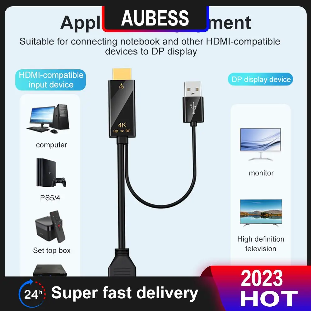Portable Adapter Displayport -compatible To Dp Conversion Line 4k * 60hz 3840 * 2160p Hd Computer Accessories Dp / F
Portable Adapter Displayport -compatible To Dp Conversion Line 4k * 60hz 3840 * 2160p Hd Computer Accessories Dp / F