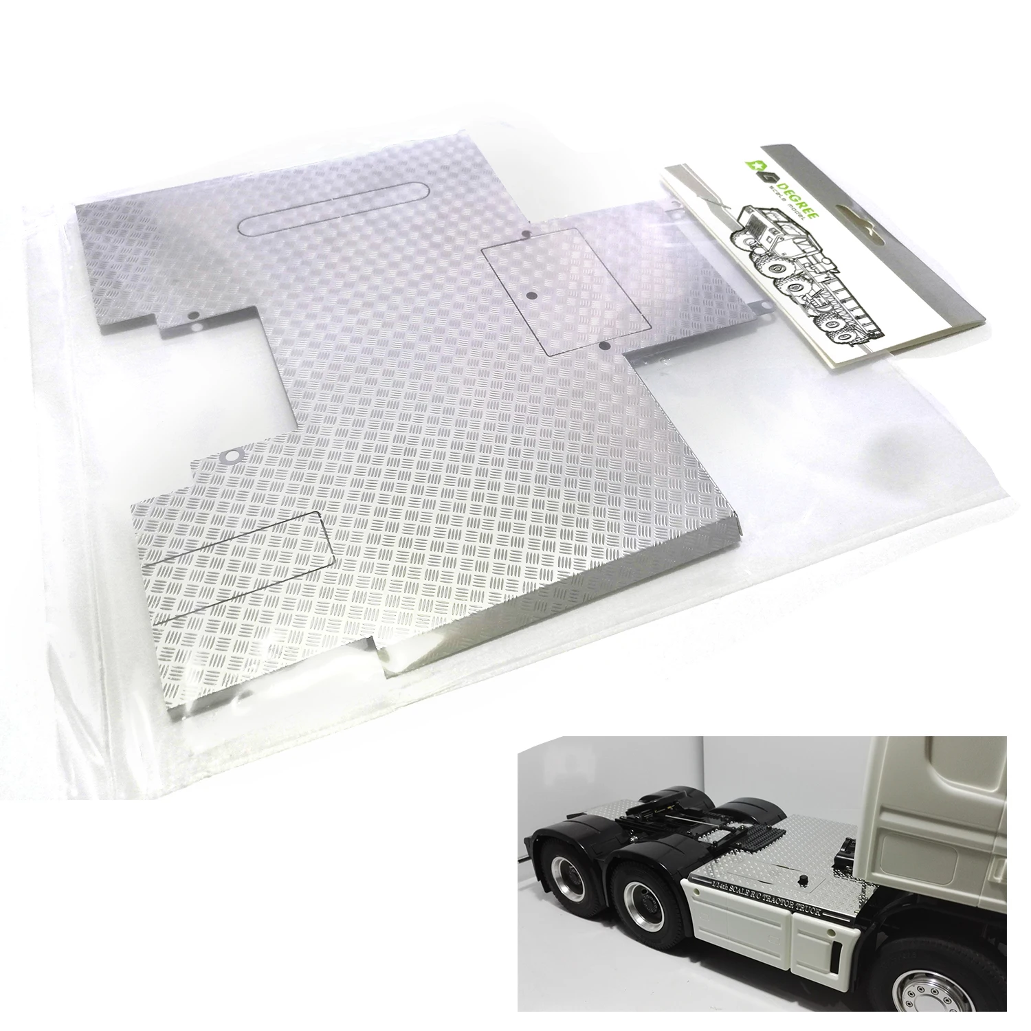 Metal TOUCAN RC Antiskid Plate Safety Tread For 1/14 Tamiyay 56325 Remote Control Car DIY RC Tractor Truck Model Upgraded Parts
Metal TOUCAN RC Antiskid Plate Safety Tread For 1/14 Tamiyay 56325 Remote Control Car DIY RC Tractor Truck Model Upgraded Parts