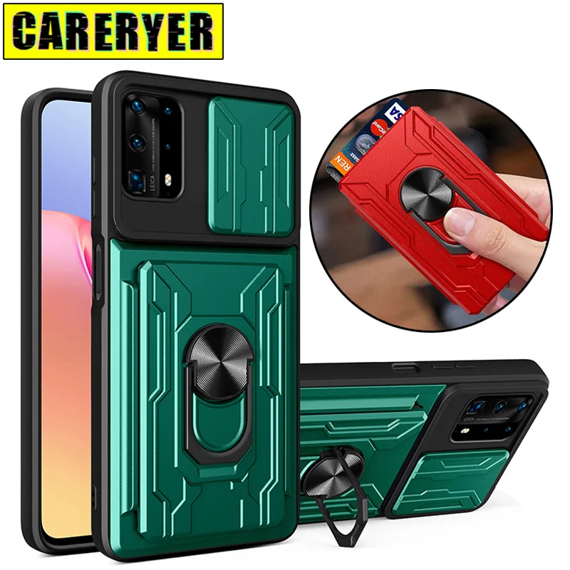 Shockproof Card Slot Phone Case For Huawei P40 Lite Y6P Y9 Prime Ring Bracket Cover for Huawei NOVA 6 SE 7i Honor 9S Enjoy 10E
Shockproof Card Slot Phone Case For Huawei P40 Lite Y6P Y9 Prime Ring Bracket Cover for Huawei NOVA 6 SE 7i Honor 9S Enjoy 10E