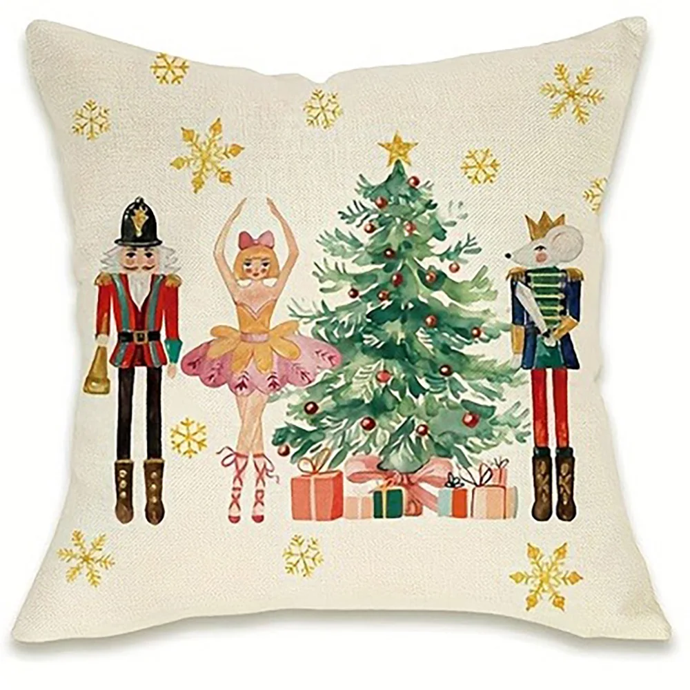 Рождественские наволочки «Щелкунчик» из полиэстера велюра
Рождественские наволочки «Щелкунчик» из полиэстера велюра