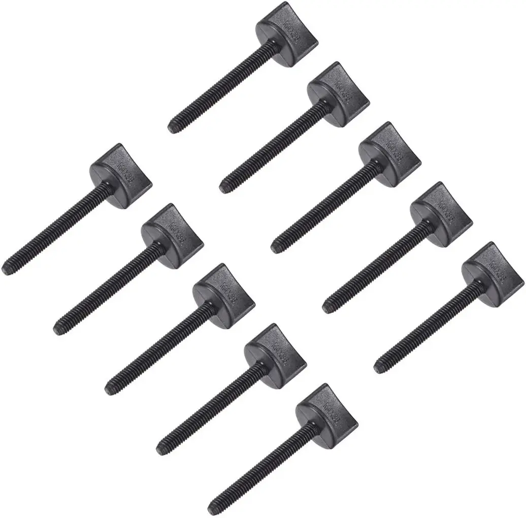 Keszoox M4 x 35mm Thumb Screw Bolt Hand Driven Spade Nylon Plastic Screws Metric Thread for RC Model Aircraft 10 Pcs
Keszoox M4 x 35mm Thumb Screw Bolt Hand Driven Spade Nylon Plastic Screws Metric Thread for RC Model Aircraft 10 Pcs