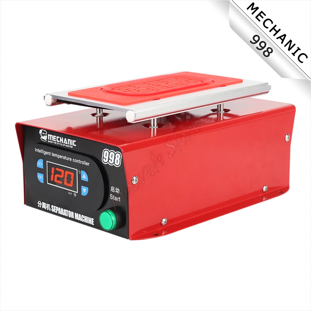 Сепаратор экрана MECHANIC 998, светодиодный дисплей 7 дюймов, разделение жидкокристаллических кристаллов, встроенный вакуумный насос, инструмент для ремонта 
Сепаратор экрана MECHANIC 998, светодиодный дисплей 7 дюймов, разделение жидкокристаллических кристаллов, встроенный вакуумный насос, инструмент для ремонта