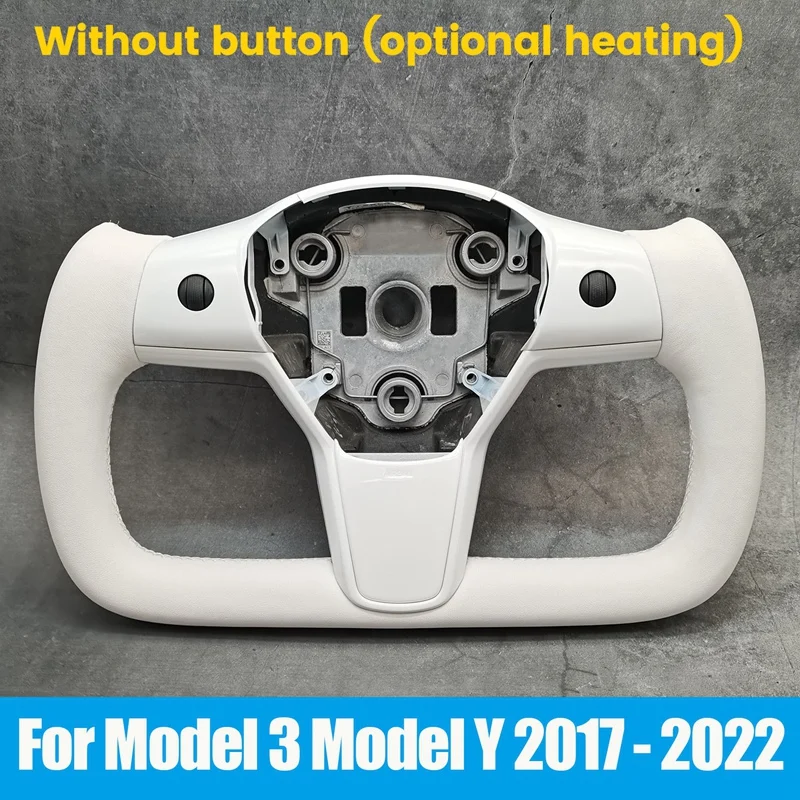 Руль с кокеткой без кнопки для Tesla Model 3 / Model Y 2017 18 19 20 2021 2022, белый
Руль с кокеткой без кнопки для Tesla Model 3 / Model Y 2017 18 19 20 2021 2022, белый