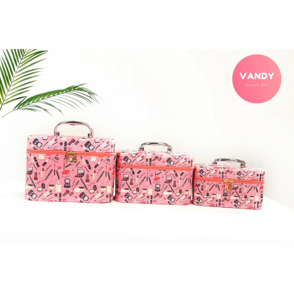Vandy 2022 Pink Cosmetic Pattern PU Leather Bag for Women Girls Makeup Organizer Home Travel Must-Have Storage Luxury Makeup Bag
Vandy 2022 Pink Cosmetic Pattern PU Leather Bag for Women Girls Makeup Organizer Home Travel Must-Have Storage Luxury Makeup Bag