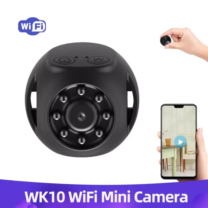 2022 WK10 Wi-Fi мини-камера 1080P Удаленный просмотр видеокамера умный дом ночное видение камера видеонаблюдения s
2022 WK10 Wi-Fi мини-камера 1080P Удаленный просмотр видеокамера умный дом ночное видение камера видеонаблюдения s