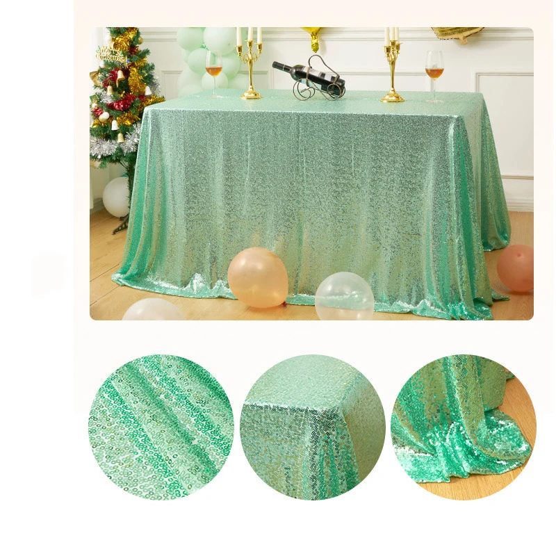 Sequin Rectangle Tablecloth Party Table Decorative For Birthday Wedding Bridal Shower Baby Holiday Banquet Table Cloth Cover
Sequin Rectangle Tablecloth Party Table Decorative For Birthday Wedding Bridal Shower Baby Holiday Banquet Table Cloth Cover