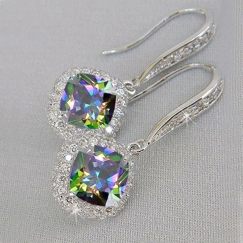 Modern Women's Earrings 2022 New Versatile Square Glass Filled Hoop Earrings Jewelry Free Shipping Anniversary Gift for Women
Modern Women's Earrings 2022 New Versatile Square Glass Filled Hoop Earrings Jewelry Free Shipping Anniversary Gift for Women