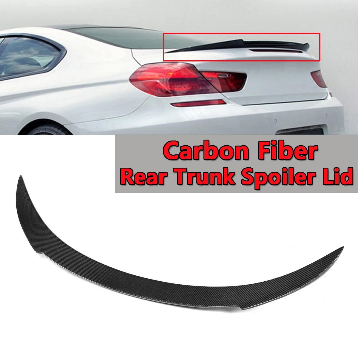 Real Carbon Fiber Rear Trunk Spoiler Lid For BMW F13 F06 640i 650i M6 2012-2016 V Style Rear Wing Spoiler Rear Trunk Black 130cm
Real Carbon Fiber Rear Trunk Spoiler Lid For BMW F13 F06 640i 650i M6 2012-2016 V Style Rear Wing Spoiler Rear Trunk Black 130cm
