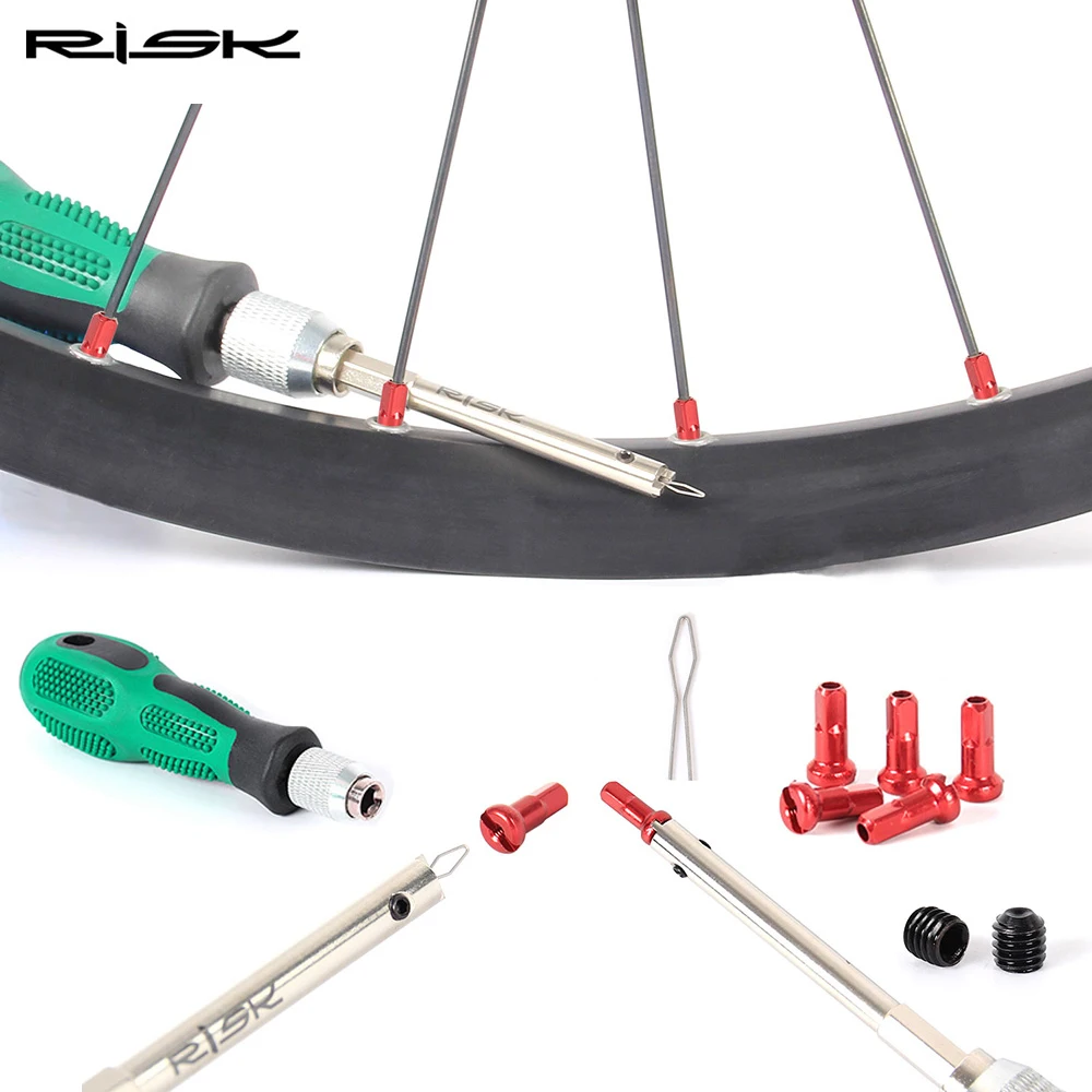 RISK Spoke Nipple Driver Tool MTB Bike Spoke Nipple Removal Installation Wrench Bicycle Spoke Nipple Insertion Tool
RISK Spoke Nipple Driver Tool MTB Bike Spoke Nipple Removal Installation Wrench Bicycle Spoke Nipple Insertion Tool
