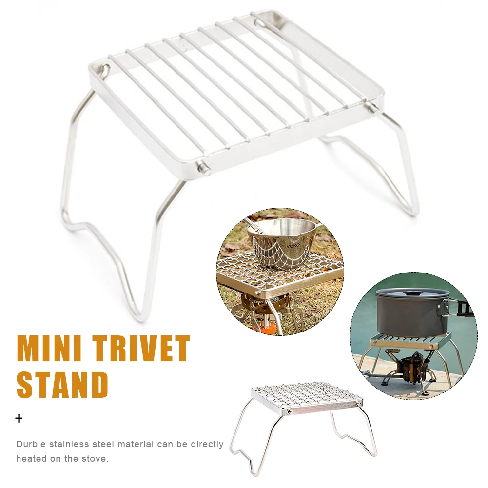 Stainless Steel Camping Grill Foldable Campfire Grill Portable Barbeque Stand Trivet Stand Gas Stove Rack For Outdoor Picnic
Stainless Steel Camping Grill Foldable Campfire Grill Portable Barbeque Stand Trivet Stand Gas Stove Rack For Outdoor Picnic