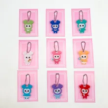 1pcs KPOP Twice Lovely Cartoon Keychain Keyring Bag Accessories TZUYU SANA MINA CHAEYOUNG NAYEON MOMO