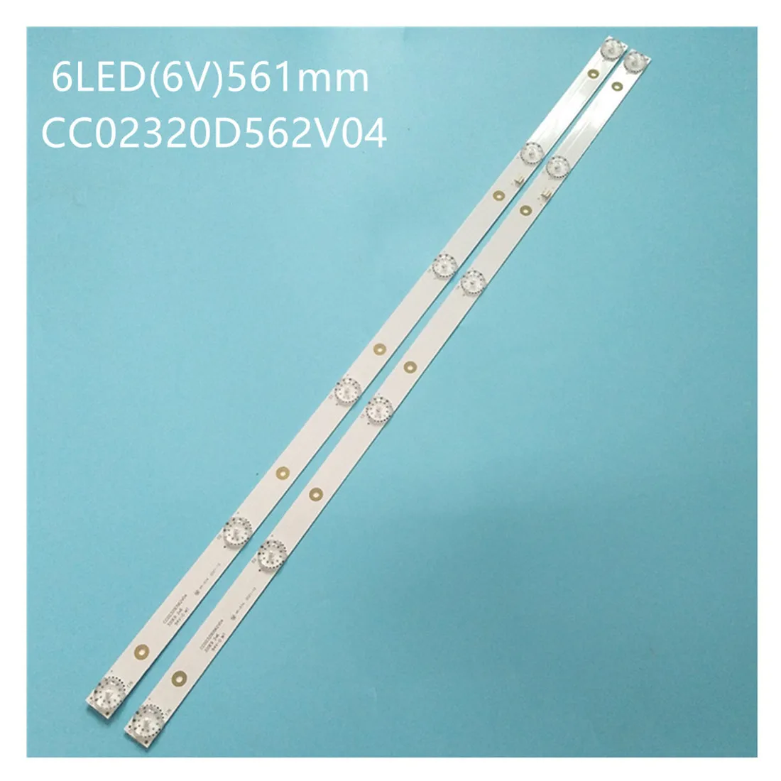 TV's LED Backlight Strips CC02320D562V08 320L(320E9) 2X6 6S1P 1210 Bands Ruler CC02320D562V04 32E9 2X6 16/3/18 560mm Lanes Tapes
TV's LED Backlight Strips CC02320D562V08 320L(320E9) 2X6 6S1P 1210 Bands Ruler CC02320D562V04 32E9 2X6 16/3/18 560mm Lanes Tapes