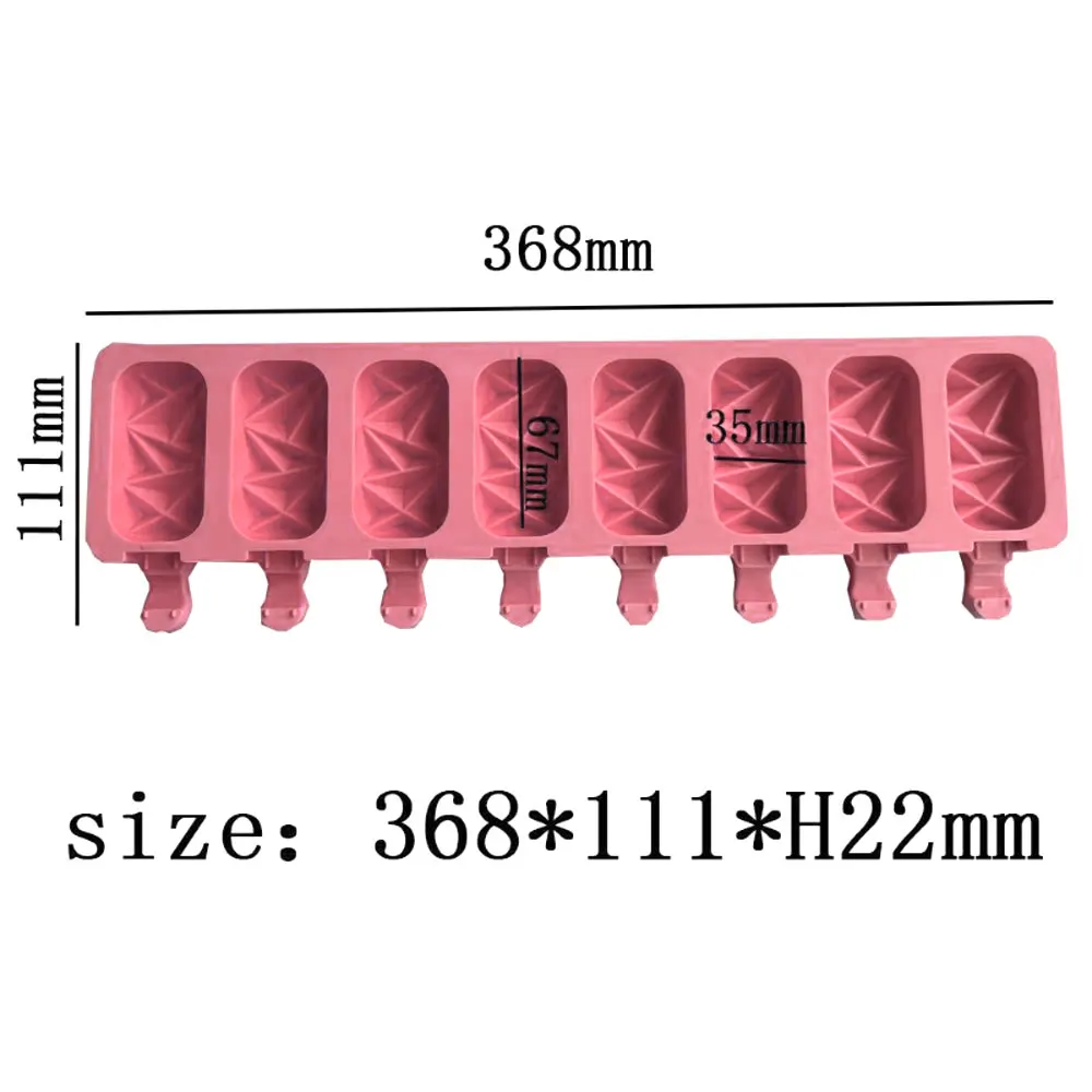 Силиконовая форма для мороженого 8 отверстий
Силиконовая форма для мороженого 8 отверстий