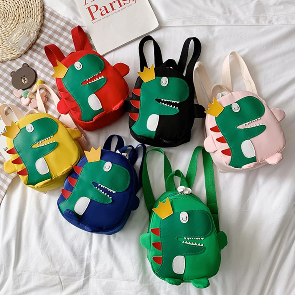 

Милые детские рюкзаки с мультипликационным динозавром, школьные ранцы для детского сада, для мальчиков и девочек, регулируемые детские рюк...
