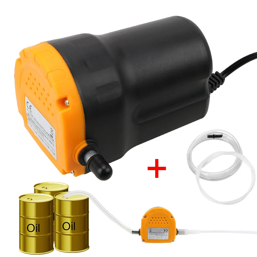 

12V 60W Exchange Transfer Pump Electric Automatic Suction Transfer Pump Fuel Transfer Pump Oil Fluid Pump Extractor